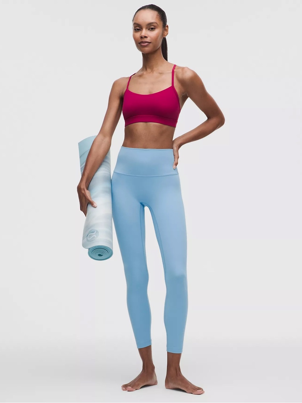 Title: Lululemon Align High-Rise Leggings 25" Pastel Blue Nulu Size 6